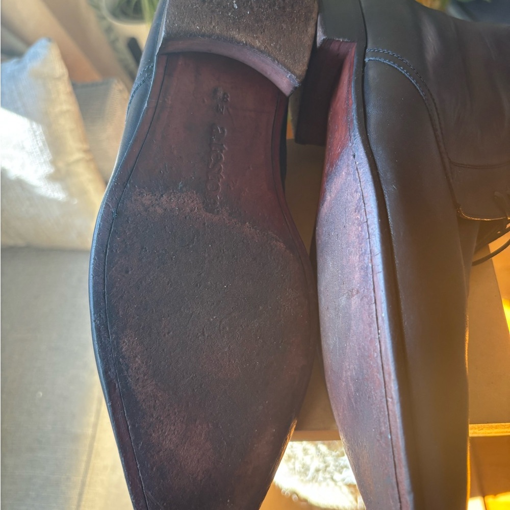 A. Testoni Basic Men Black Leather Chukka Ankle B… - image 8